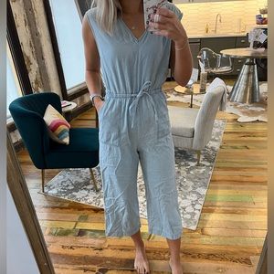 Chambray jumpsuit